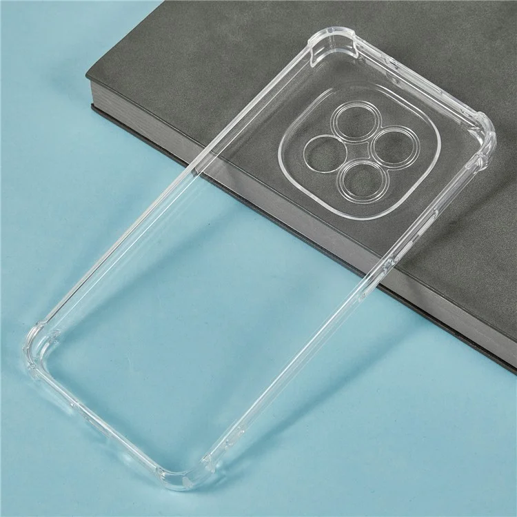 Étui de téléphone Oppo F29 5G Renfort des quatre coins Coque TPU transparente anti-chocs
