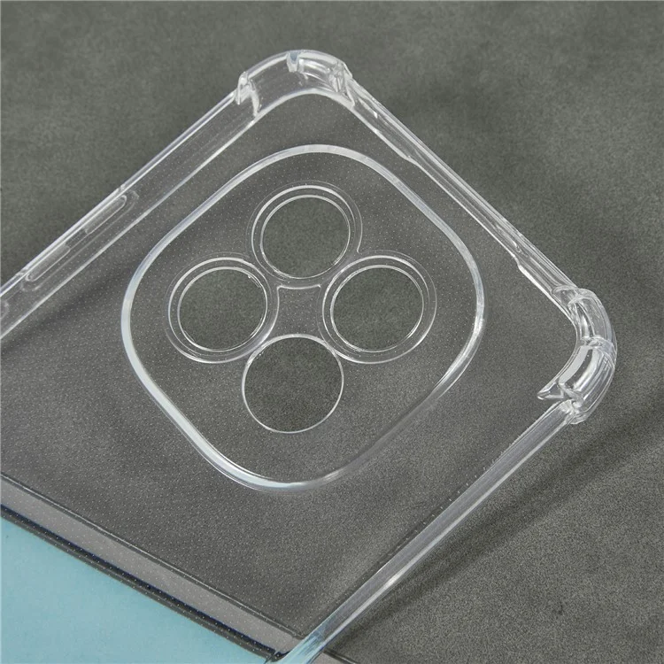 Étui de téléphone Oppo F29 5G Renfort des quatre coins Coque TPU transparente anti-chocs