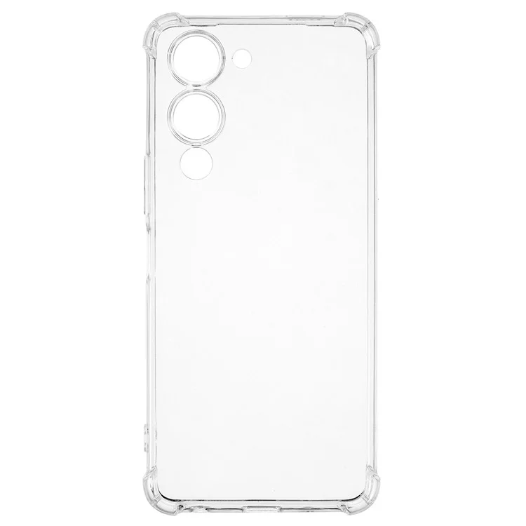 For vivo Y29s 5G  /  Y04 4G Phone Case Reinforced Four Corner Anti-Drop Clear TPU Cover