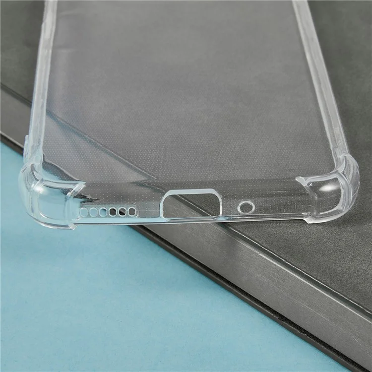 Funda para teléfono vivo Y29 4G / T4x 5G con refuerzo en las cuatro esquinas, antideslizante, transparente de TPU