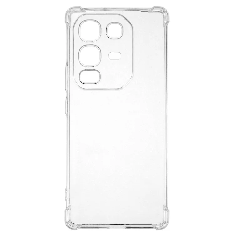 Étui de téléphone Infinix Note 50 4G / Note 50 Pro 4G Renforcé Quatre Coins Anti-Chute Transparent en TPU