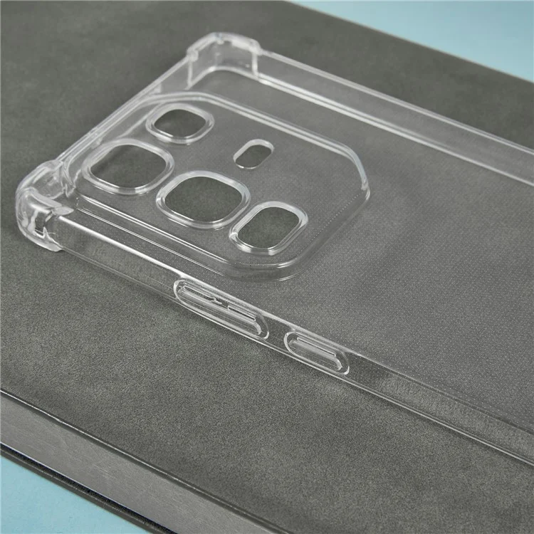 Étui de téléphone Infinix Note 50 4G / Note 50 Pro 4G Renforcé Quatre Coins Anti-Chute Transparent en TPU