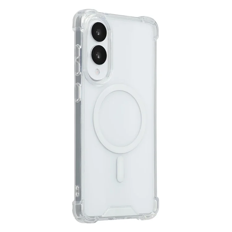 For Samsung Galaxy S25 Edge Case Compatible with MagSafe 1.5mm Shockproof Clear Phone Back Cover