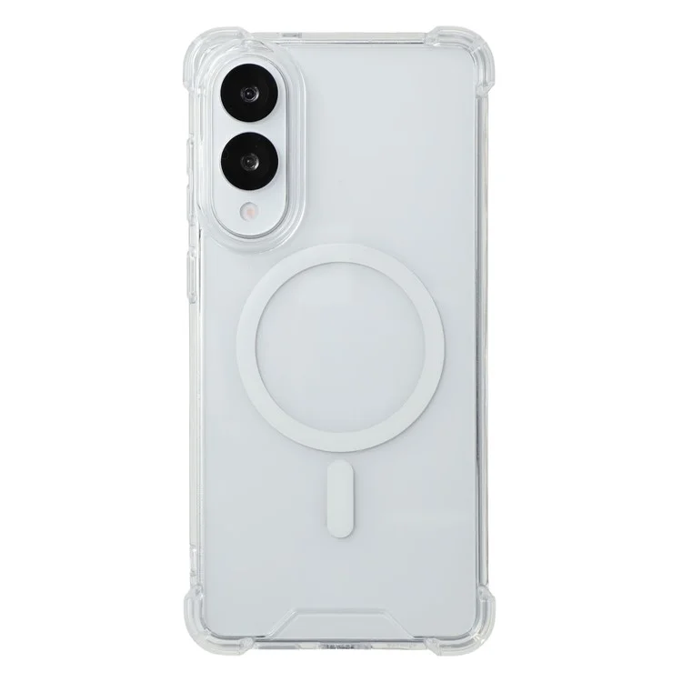 For Samsung Galaxy S25 Edge Case Compatible with MagSafe 1.5mm Shockproof Clear Phone Back Cover