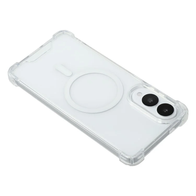 For Samsung Galaxy S25 Edge Case Compatible with MagSafe 1.5mm Shockproof Clear Phone Back Cover