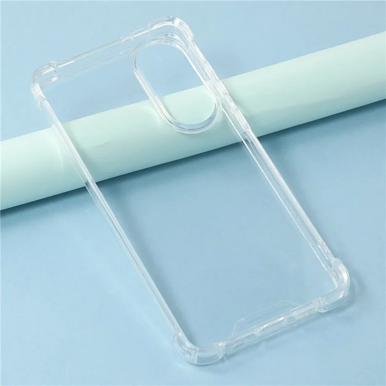 For Samsung Galaxy S25 Edge Phone Case TPU + Acrylic 1.5mm Shockproof Clear Back Cover