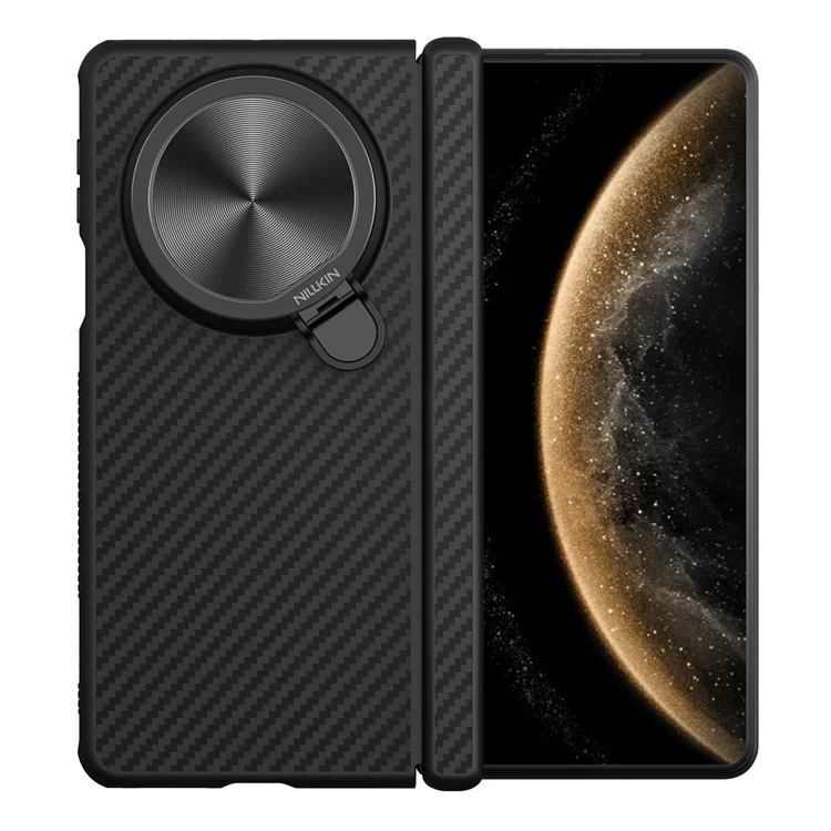 NILLKIN For Huawei Mate X6 Case Compatible with MagSafe TPU + Aramid Fiber Lens Cover Kickstand Phone Cover