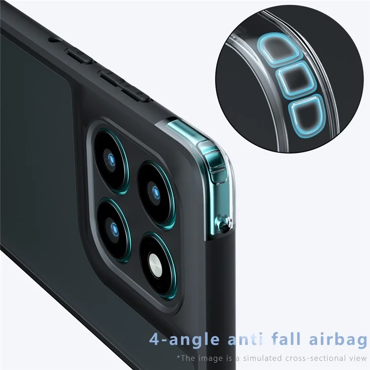 Für Motorola Edge 60 Fusion 5G Hülle Stoßfest TPU + PC Matt Rückseite Handyhülle