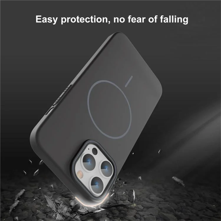 For iPhone 16 Pro Max Case Compatible with MagSafe Slim PC Phone Back Cover - White