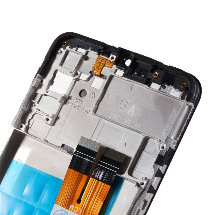 Para Samsung Galaxy A02s (164.2x75.9x9.1mm) A025 Grado B de la Pantalla LCD y el Ensamblaje Del Digitalizador + Parte de Reemplazo de Cuadro (sin Logotipo)