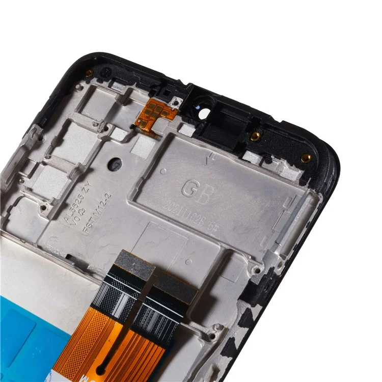 Para Samsung Galaxy A03s (164.2 x 75.9 x 9.1 mm) A037 Grado S OEM Pantalla LCD y Conjunto de Digitalizador + Marco (sin Logotipo)