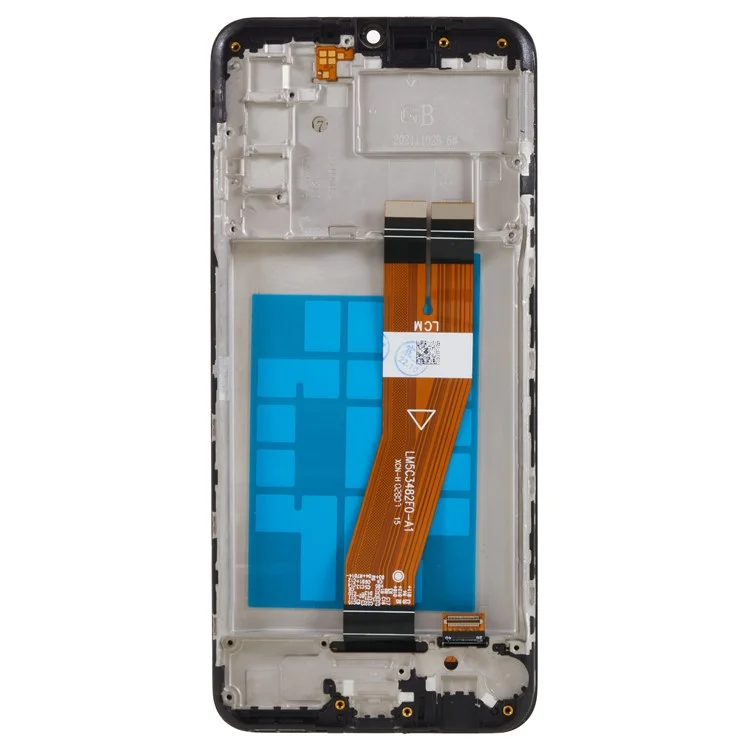 Para Samsung Galaxy A03s (164.2 x 75.9 x 9.1mm) A037 Grado B Pantalla LCD y Conjunto de Digitalizador + Pieza de Repuesto de Marco (sin Logotipo)