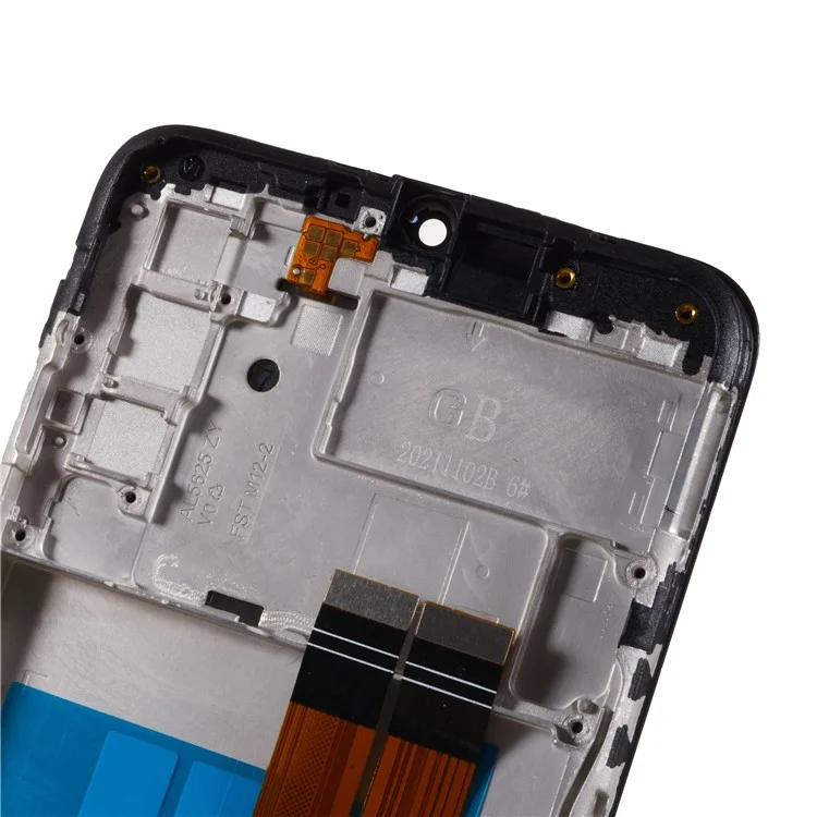 Para Samsung Galaxy A03s (164.2 x 75.9 x 9.1mm) A037 Grado B Pantalla LCD y Conjunto de Digitalizador + Pieza de Repuesto de Marco (sin Logotipo)