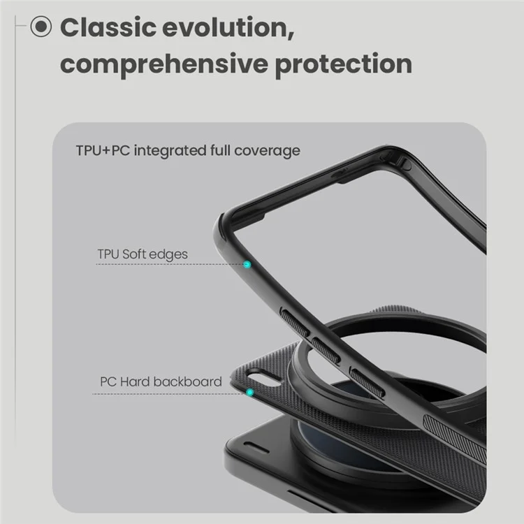 NILLKIN Frosted Shield Pro für vivo X200 Ultra 5G Hülle Matter PC + TPU Handyhülle