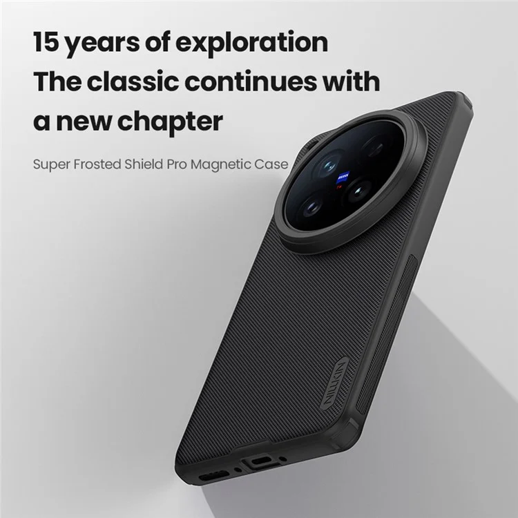 NILLKIN Frosted Shield Pro für vivo X200 Ultra 5G Hülle, kompatibel mit MagSafe, PC + TPU Handyhülle