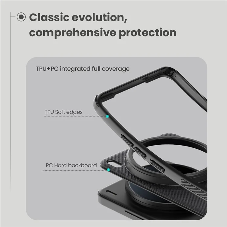 NILLKIN Frosted Shield Pro für vivo X200 Ultra 5G Hülle, kompatibel mit MagSafe, PC + TPU Handyhülle