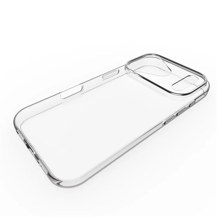 Чехол для iPhone 17 Pro с водоотталкивающим TPU-покрытием, прозрачная задняя крышка