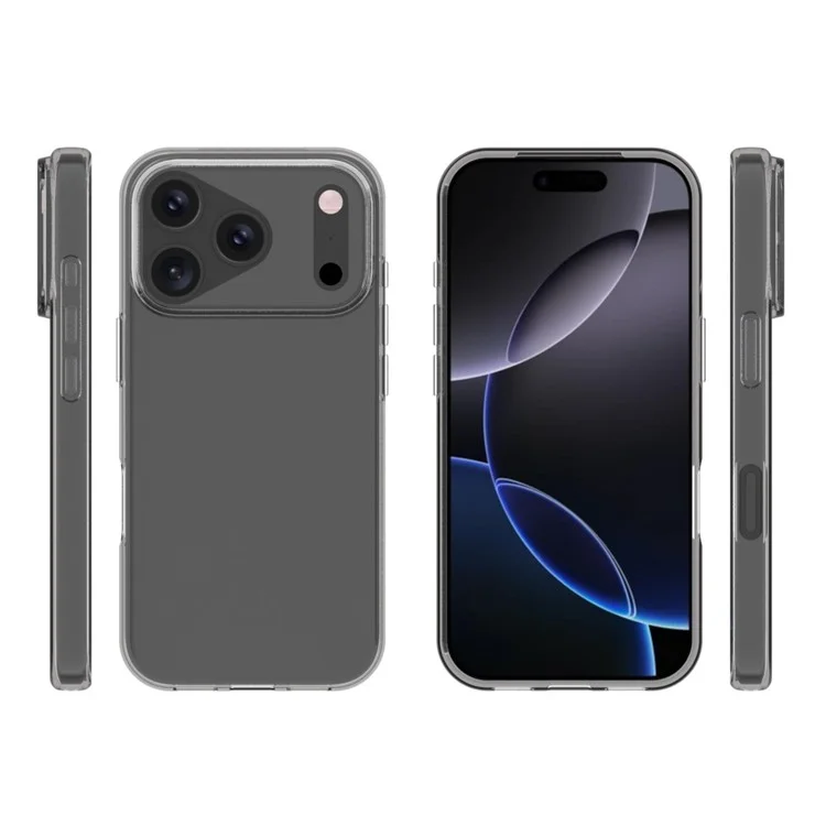 Чехол для iPhone 17 Pro с водоотталкивающим TPU-покрытием, прозрачная задняя крышка