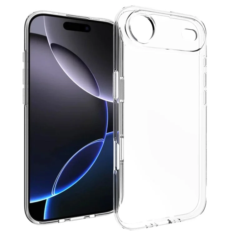For iPhone 17 Air Case Watermark Resistant TPU Clear Phone Back Cover