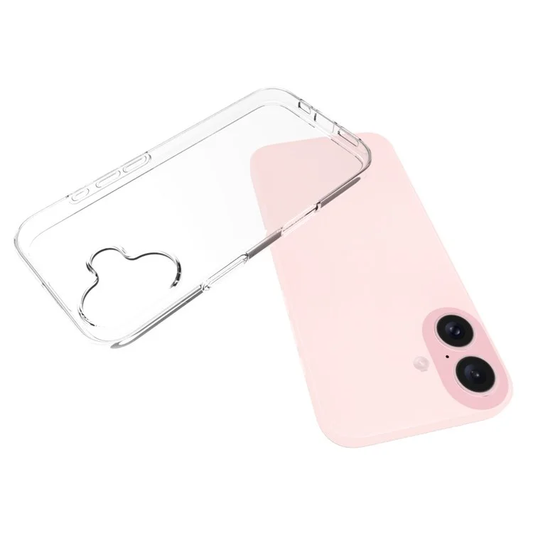 Для iPhone 17 Чехол Водонепроницаемый TPU Прозрачный Задняя Крышка Телефона