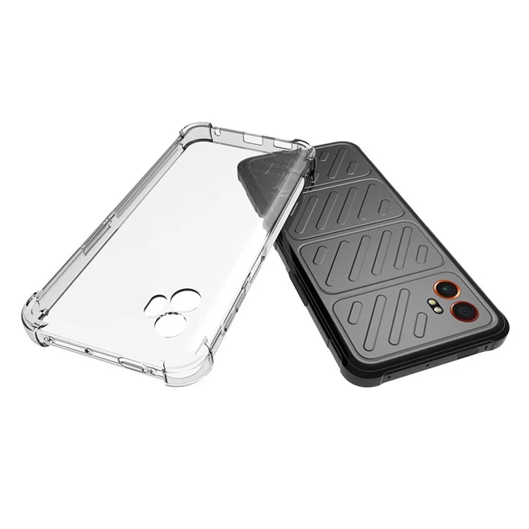 Cover per Samsung Galaxy XCover7 Pro, Custodia Trasparente Antiurto per Cellulare