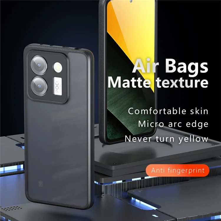 For Xiaomi Poco M7 Pro 5G Case Drop Proof TPU + PC Matte Back Phone Cover