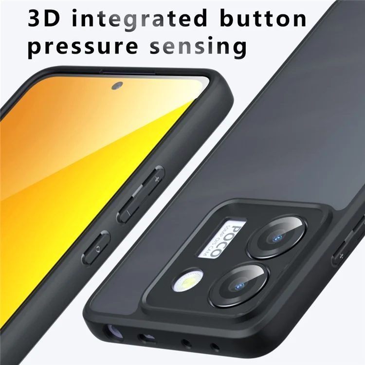 For Xiaomi Poco M7 Pro 5G Case Drop Proof TPU + PC Matte Back Phone Cover
