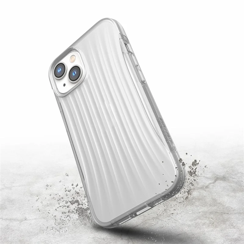 DEFENSE for iPhone 14 Biodegradable Phone Case Eco-Friendly TPU Anti-Slip Drop Protection Back Cover - White