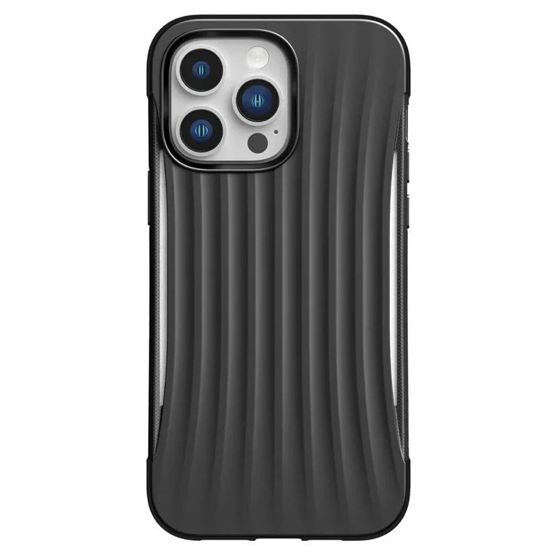DEFENSE for iPhone 14 Pro Military Grade 10ft Drop Protection Case Biodegradable Soft TPU Cushion Shockproof Cover - Black