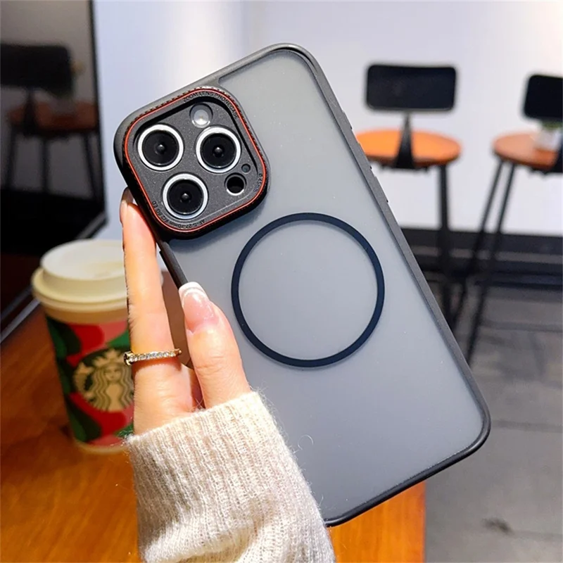For iPhone 15 Pro Case Compatible with MagSafe TPU + PC Matte Phone Back Cover