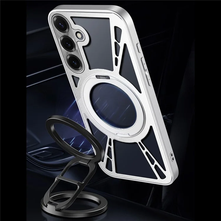 Für Case Samsung Galaxy S24 Mit magnetiscHem Ständer, Hohlraum-Wärmeableführung,, Silikon + PC + Metall-Bumper Handyhülle -üsilber</



Note: I noticed a small tytranslation that I. Here's a refined corrected<version b>Für Samsung Galaxy S24 Temagnestischem Erhlrawumärme,ableitungikon + PC +all-Bumper Handyhülle - Silberr