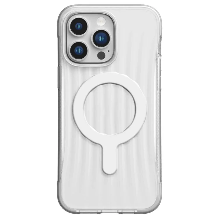 DEFENSE for iPhone 14 Pro Biodegradable Case Compatible with MagSafe, Soft TPU Rugged Back Scratch Resistant Cover - White