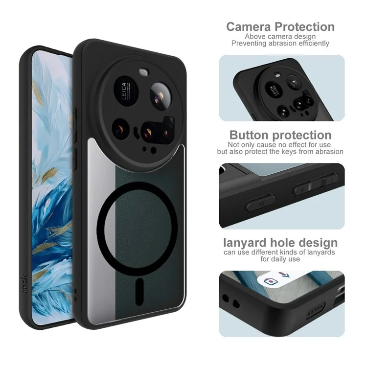 Étui IMAK UX-9A Series pour Xiaomi 15 Ultra, Coque de Téléphone Transparente TPU PC avec Coins Renforcés