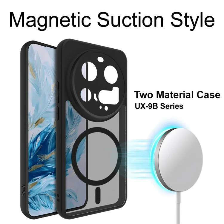 Étui IMAK UX-9B Série pour Xiaomi 15 Ultra Coque PC TPU Mat avec Coussin d'Air Minuscule