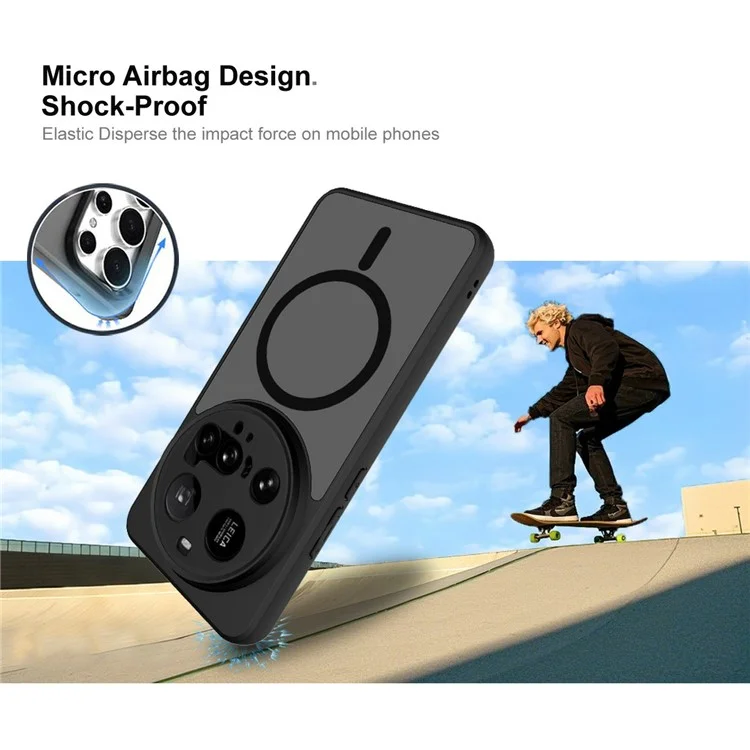 Étui IMAK UX-9B Série pour Xiaomi 15 Ultra Coque PC TPU Mat avec Coussin d'Air Minuscule
