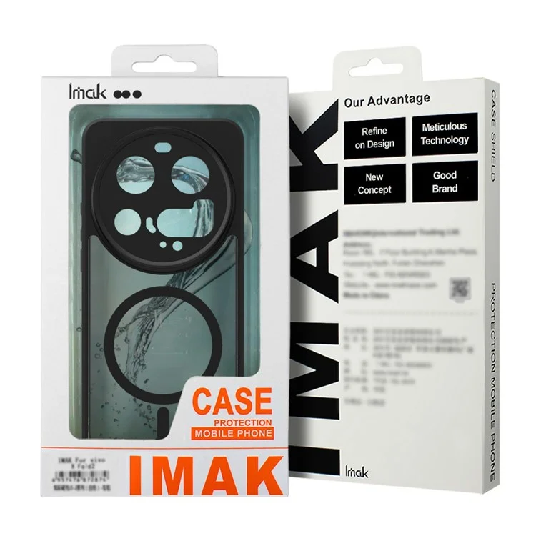 Étui IMAK UX-9B Série pour Xiaomi 15 Ultra Coque PC TPU Mat avec Coussin d'Air Minuscule