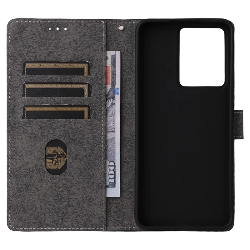 For Realme 14T 5G / 14 5G Case Wallet RFID Blocking PU Leather Cover Stand with Strap - Blue