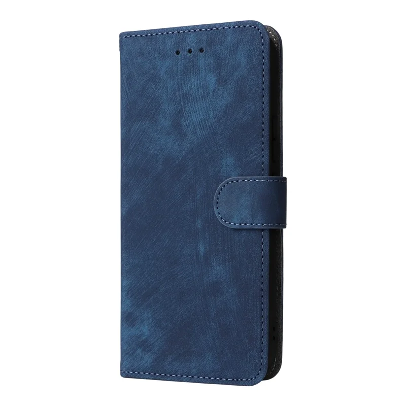 For Realme 14T 5G / 14 5G Case Wallet RFID Blocking PU Leather Cover Stand with Strap - Blue