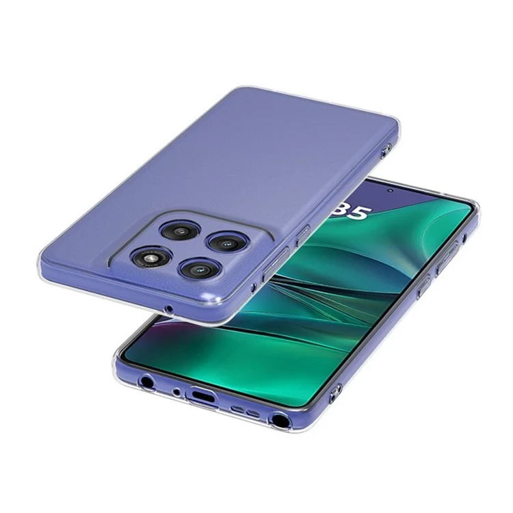 For Motorola Edge 60 Stylus 5G Back Cover Ultra Thin Flexible TPU Clear Phone Case