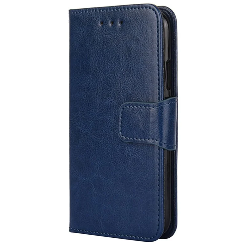 For Honor X8c 4G Case Wallet PU Leather + TPU Folding Stand Phone Cover - Sapphire