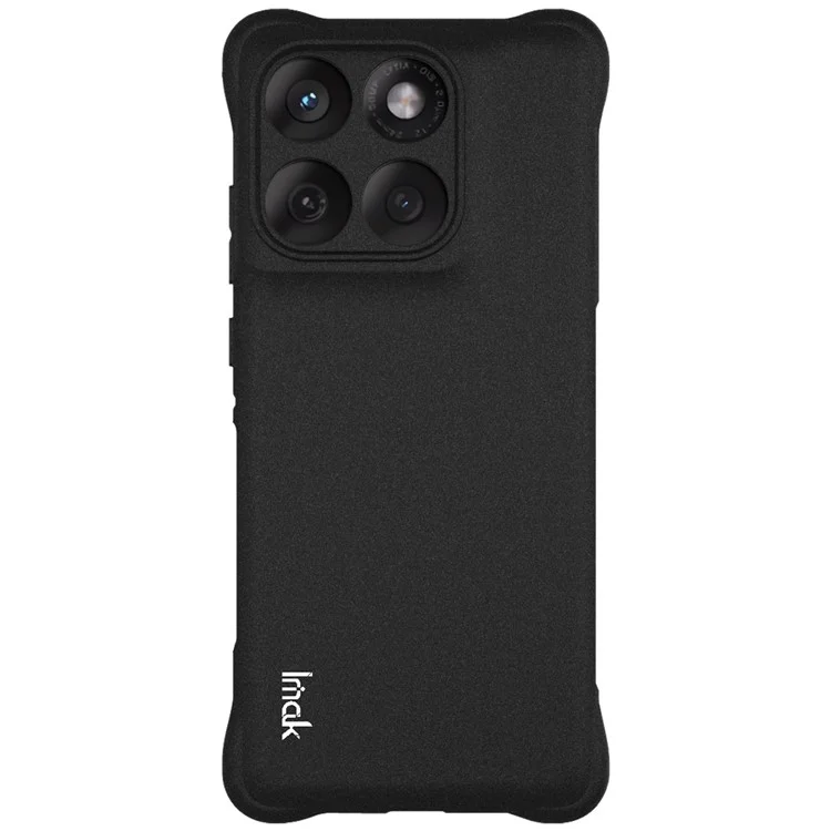 IMAK Para Motorola Edge 60 Fusion 5G Funda de TPU Protectora de Teléfono Antichoque con Airbag - Negro Mate