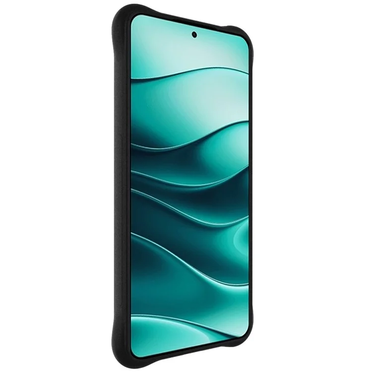 Чехол IMAK для Realme 14 5G из ТПУ с противоударной защитой - Матовый черный