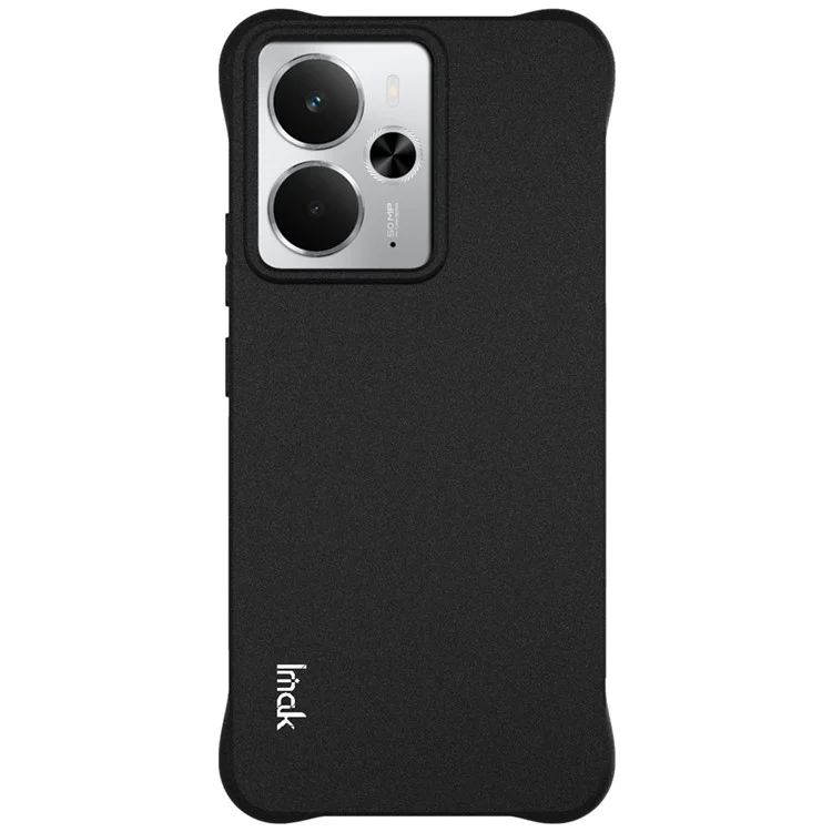 Чехол IMAK для Realme 14 5G из ТПУ с противоударной защитой - Матовый черный