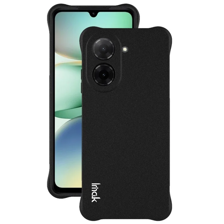 IMAK For Xiaomi Redmi A5 4G (171.7mm) / Poco C71 4G Case TPU Phone Cover Airbag Shockproof Protection - Matte Black
