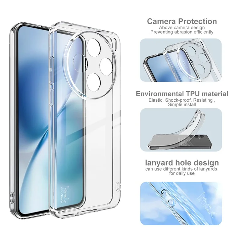 IMAK UX-5 Series For vivo X200s 5G Case Shockproof TPU Clear Slim Back Shell