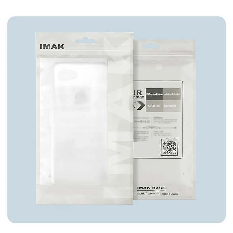 Capa IMAK UX-5 Series para Oppo Find X8s 5G, Antichoque, TPU Transparente e Fina