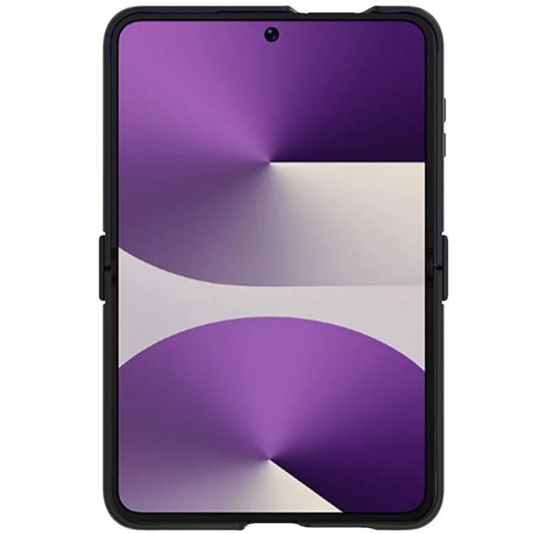IMAK Ruiyi Series per Cover Huawei Pura X - Custodia in Pelle con Texture Fibra di Carbonio + PC