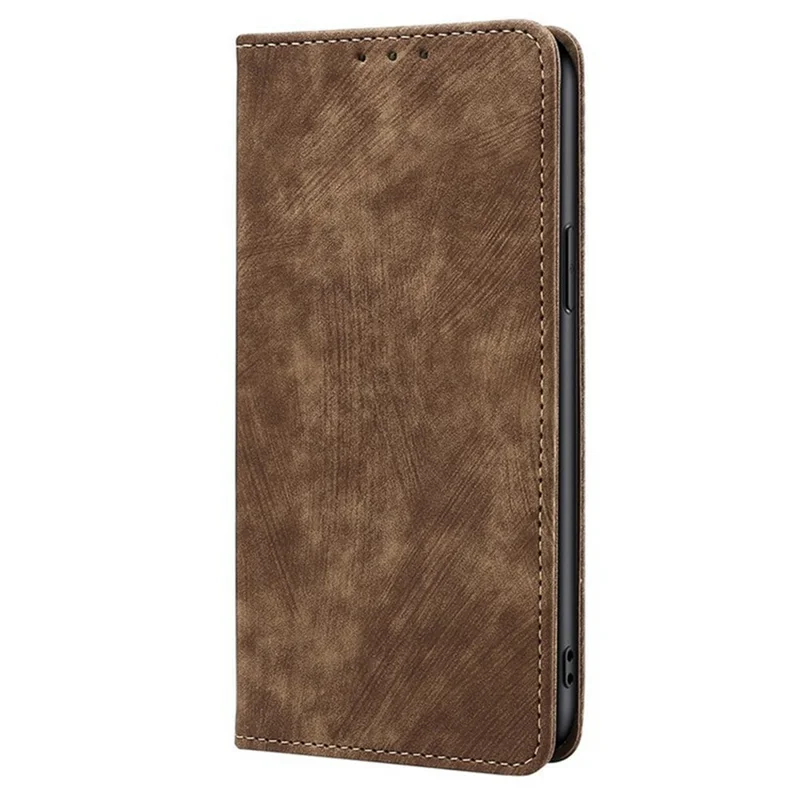 For vivo Y29 4G Case RFID Blocking Wallet Leather Phone Cover - Brown