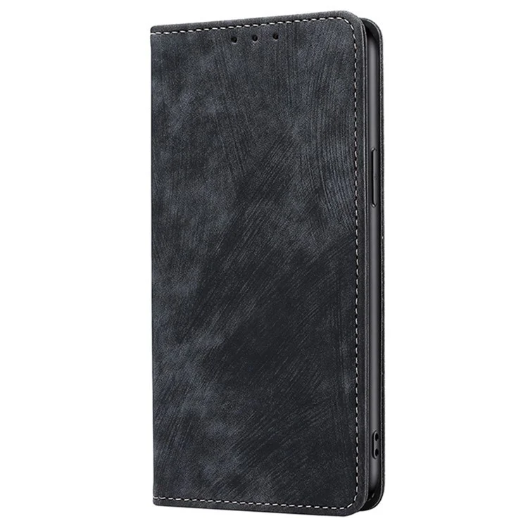 Capa para vivo Y29s 5G / Y04 4G com Carteira Bloqueadora de RFID em Couro - Preto