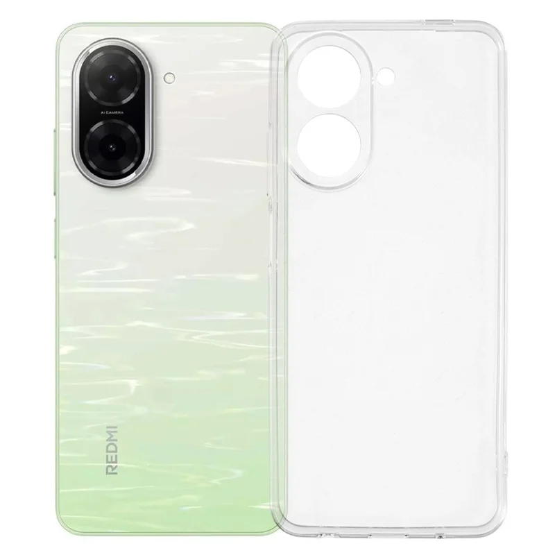 UNITHIN Per Xiaomi Redmi A5 NFC (173,45 mm) Custodia Ultra Sottile 0,7 mm Coperchio Telefono Trasparente TPU Anti Caduta Tagli Precisi